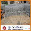 Galvanizado / PVC revestido gabion caixas de aço